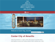 Tablet Screenshot of centercity.org